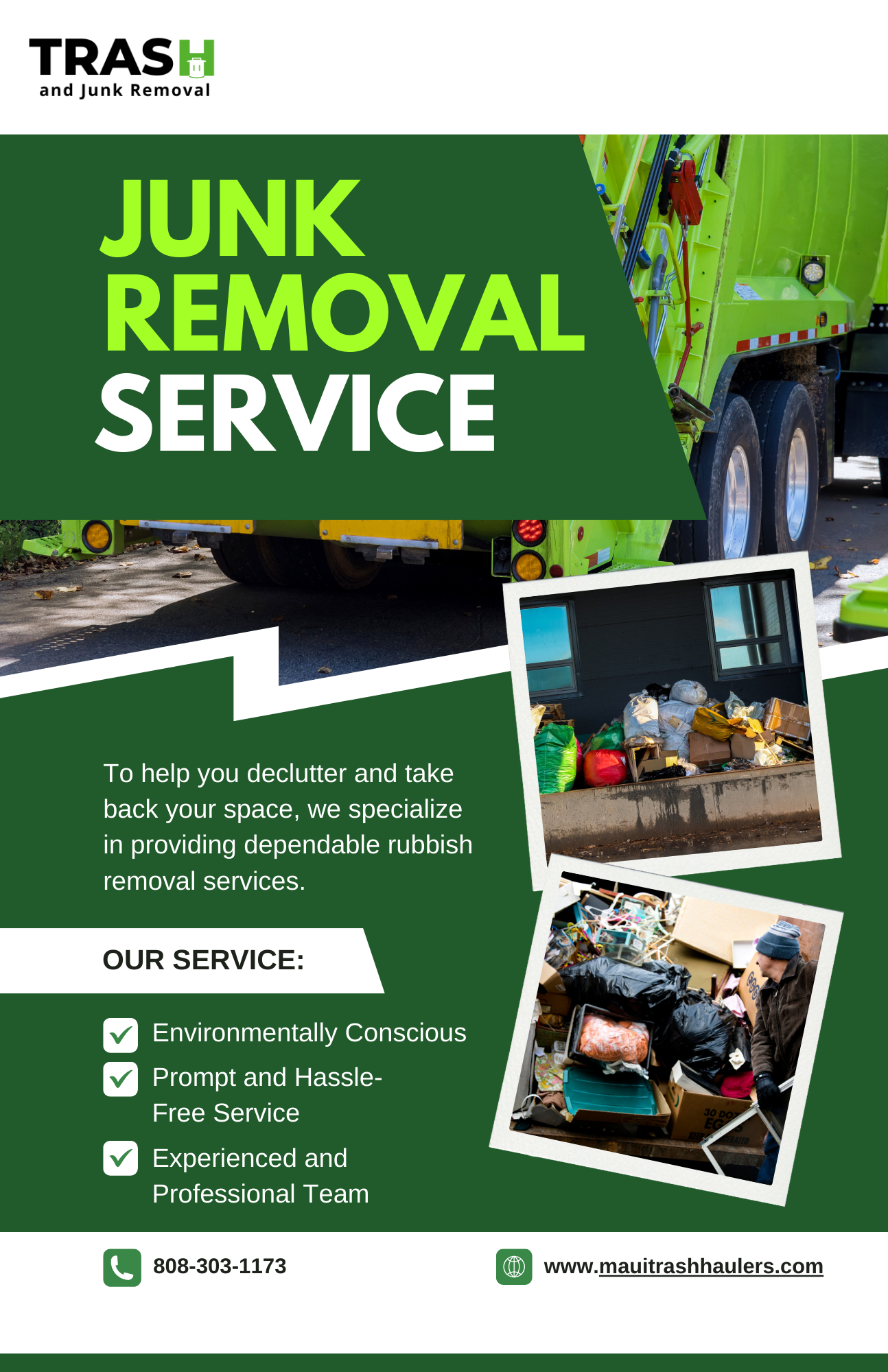 maui hawaii trash and junk removal