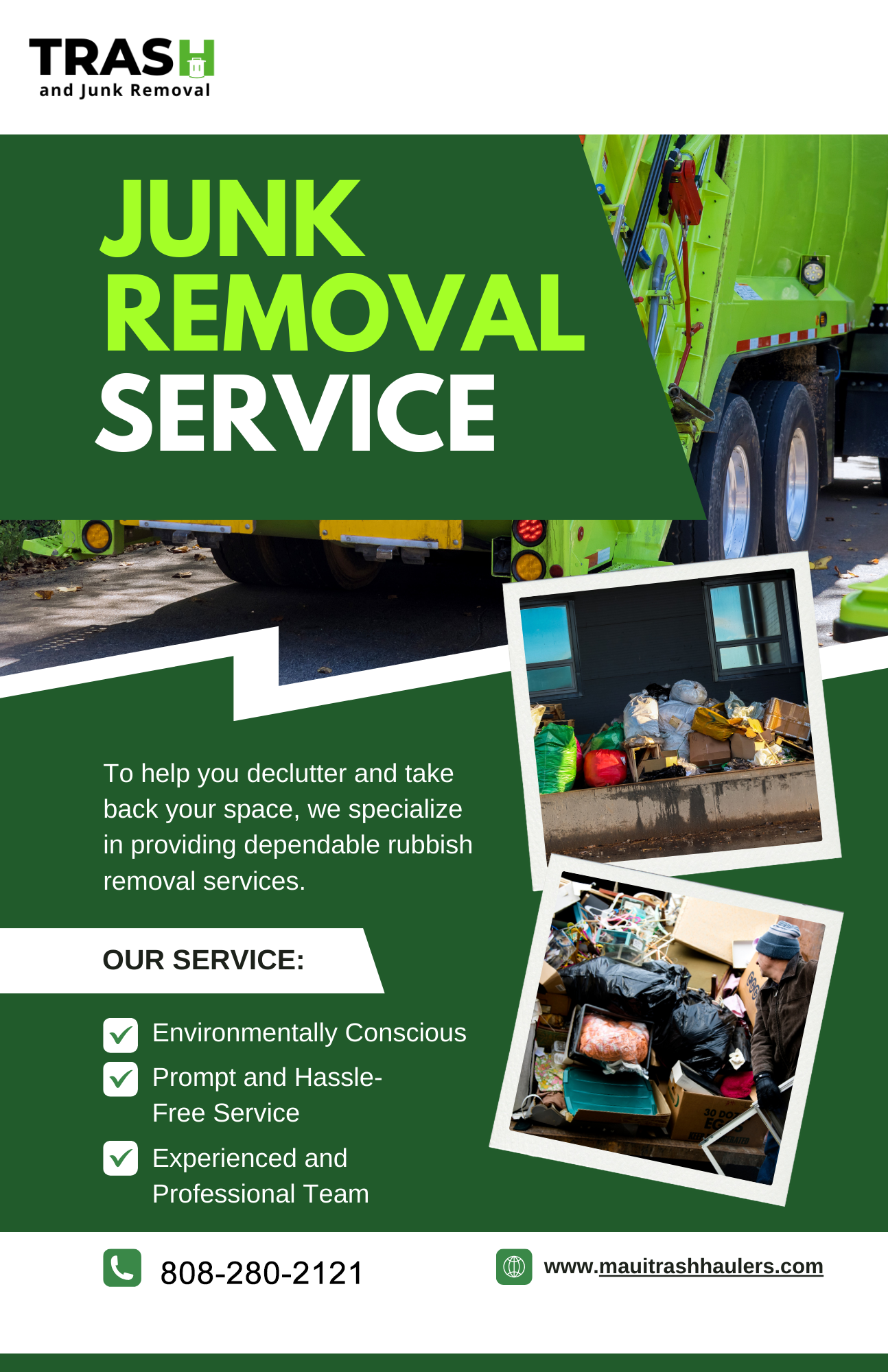 Maui Hawaii Trash and Junk Removal
